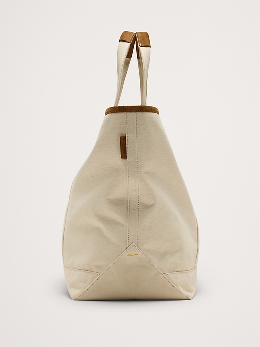 Canvas & Suede Weekend Tote