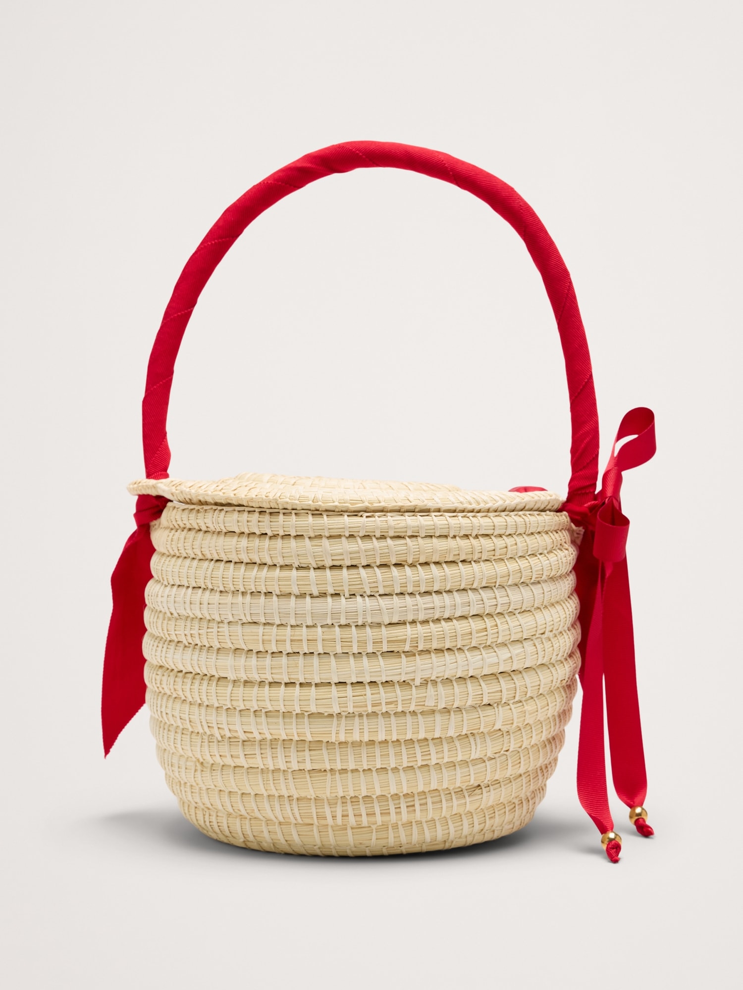 Mini Straw Picnic Bag by Sensi Studio