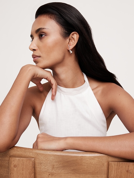 Pearl Duo Hoop Earrings