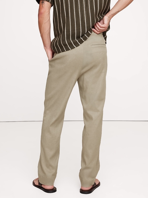Italian Linen-Cotton Pull-On Pant | Banana Republic