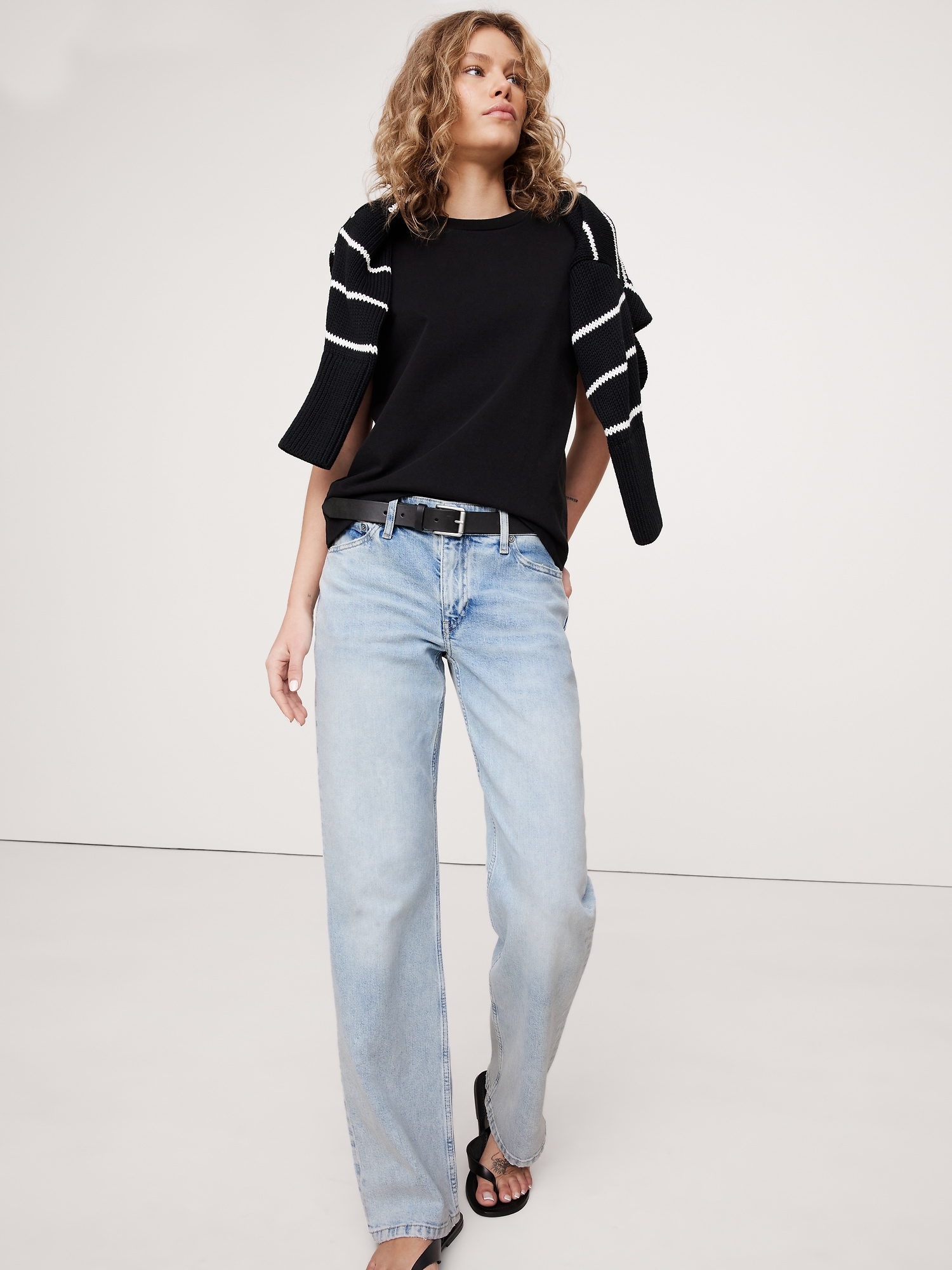 Mid-Rise 90s Loose Jean