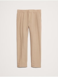 TENCEL™-Linen Pleated Cropped Pant