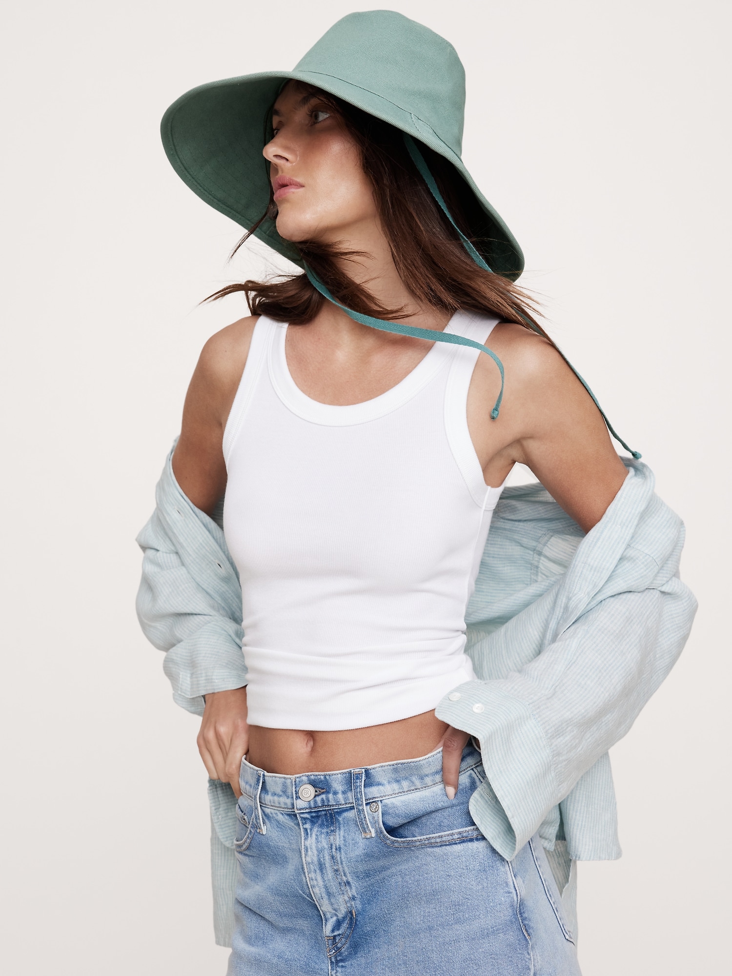 Livvy Canvas Sun Hat by Hat Attack