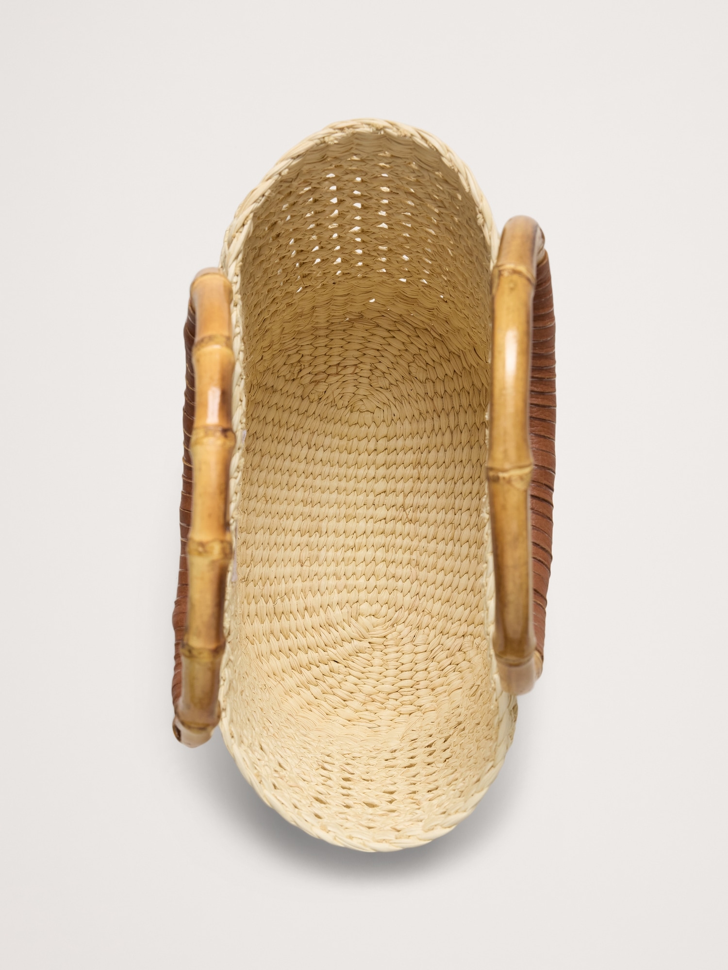 Bamboo Mini Straw Tote by Sensi Studio