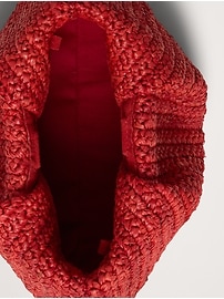 Small Raffia Clutch