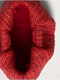Small Raffia Clutch