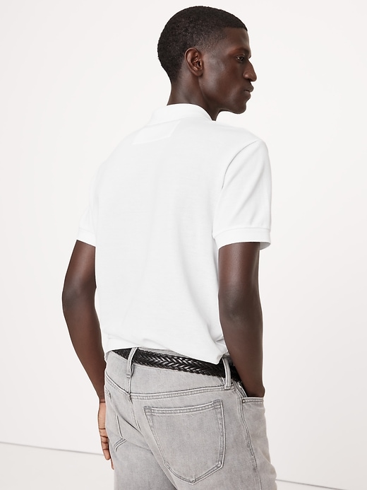 Sun-Faded Pique Polo