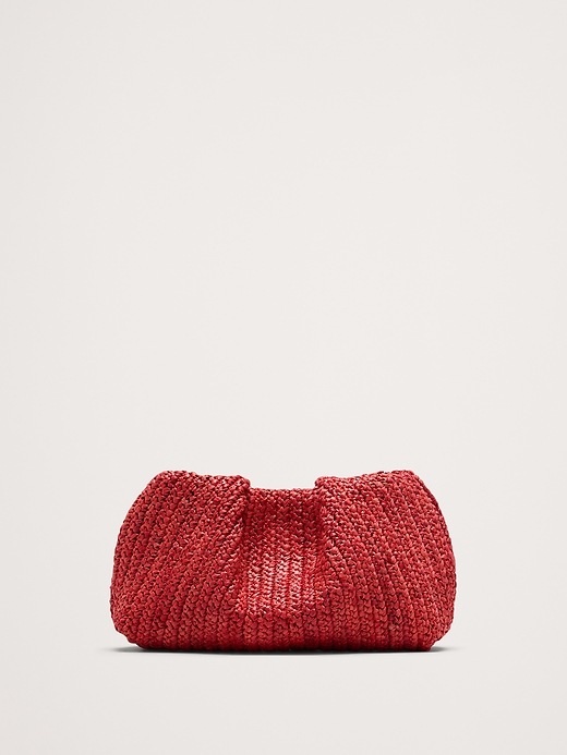 Small Raffia Clutch