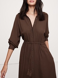 Gauze Shirt Dress