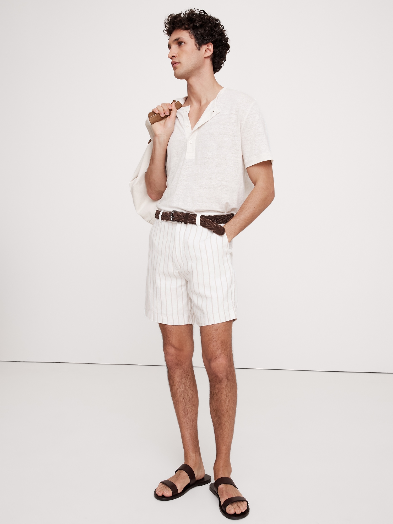 Linen Henley T-Shirt