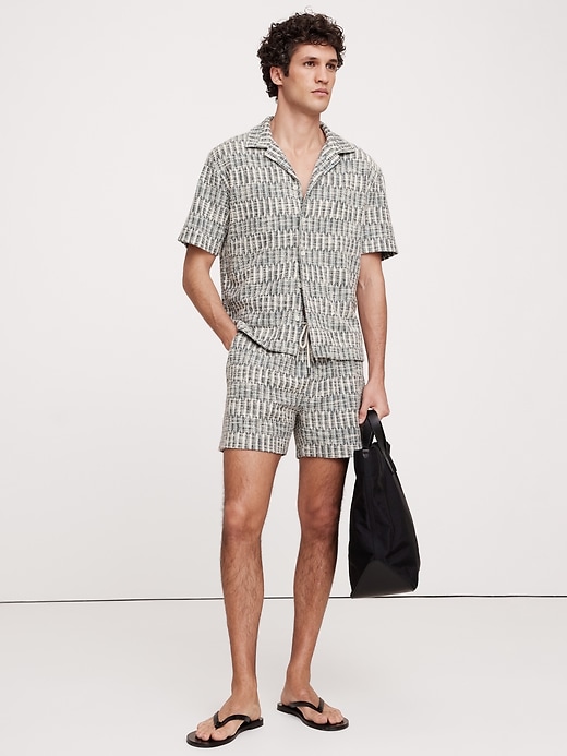 5" Jacquard Knit Pull-On Short