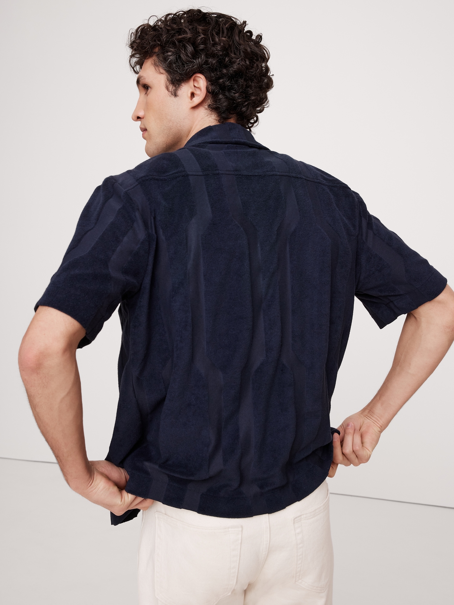Textured Terry Resort Shirt
