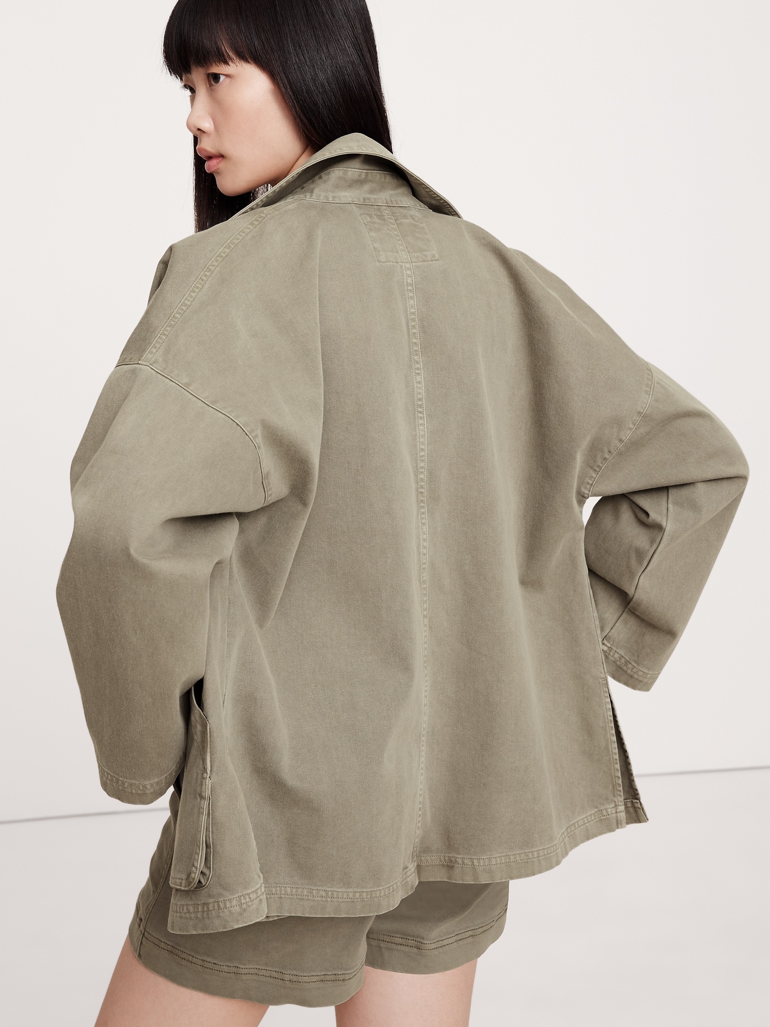 Washed Cotton Chore Jacket