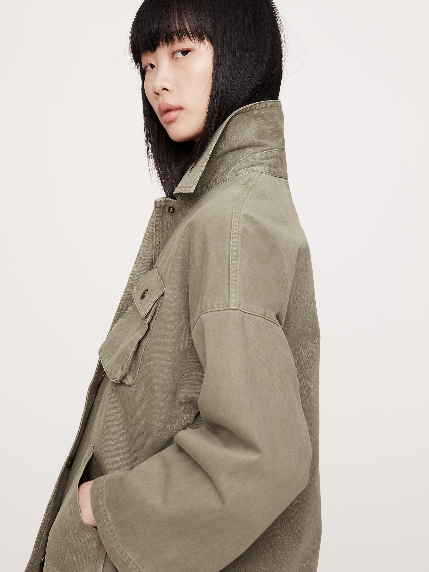 Washed Cotton Chore Jacket