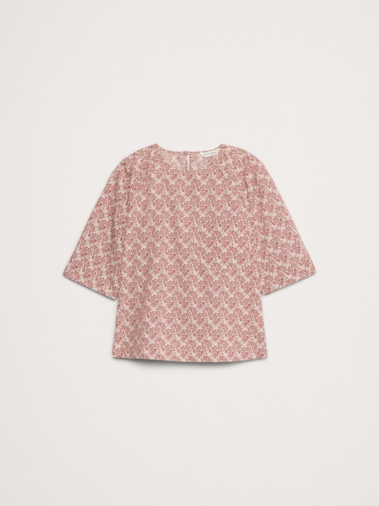 Cotton Poplin Trapeze Top