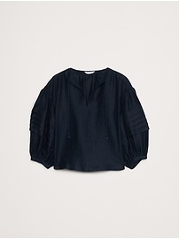 Linen Peasant Blouse