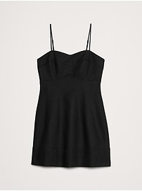 Linen Corset Mini Dress
