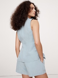Hourglass Tencel™-Linen Vest