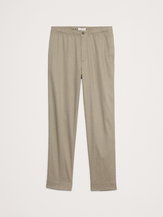 Italian Linen-Cotton Pull-On Pant | Banana Republic