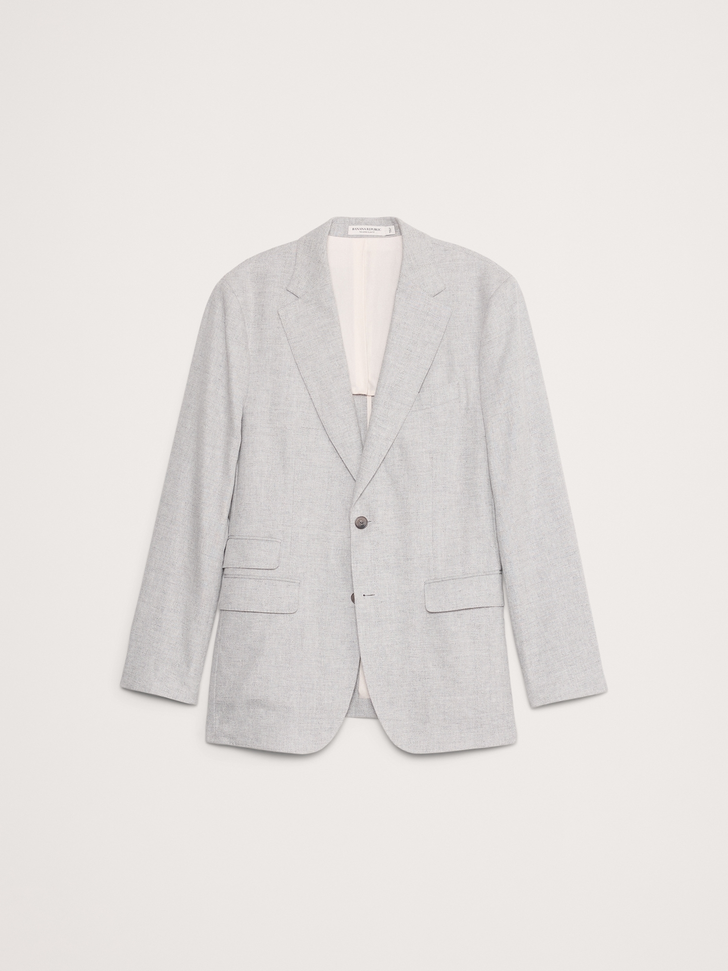 Herringbone Linen-Cotton Suit Jacket