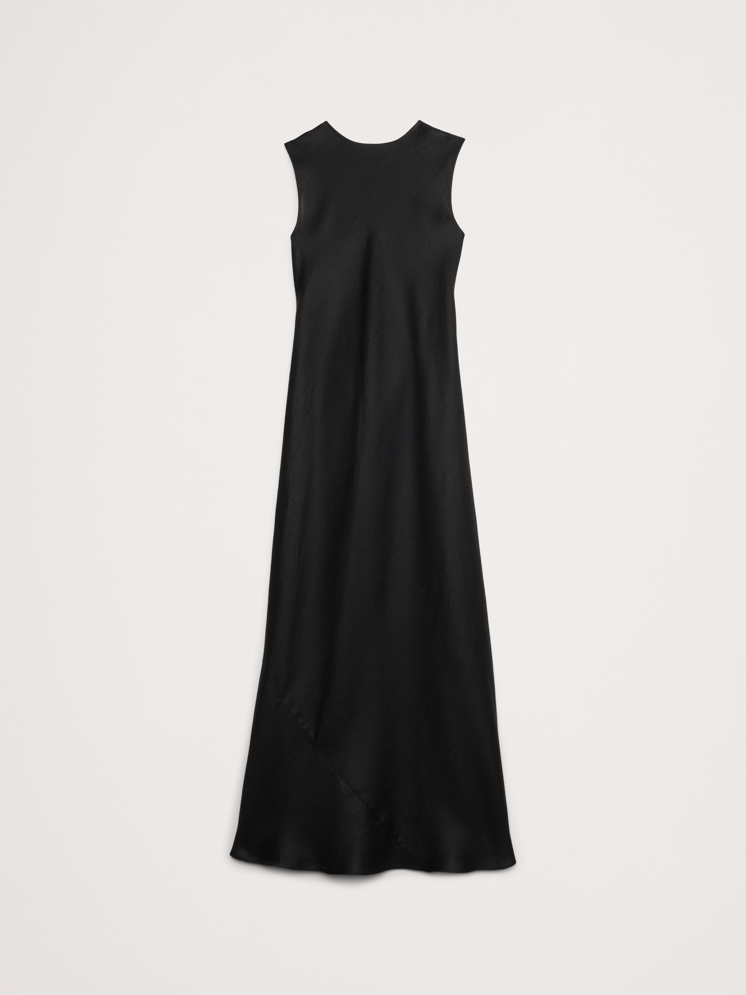 Backless Linen Maxi Dress