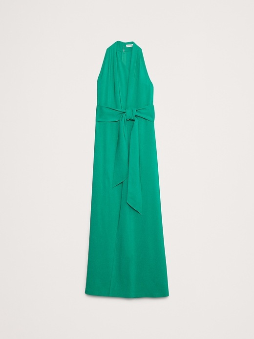 Stretch-Crepe Maxi Dress | Banana Republic