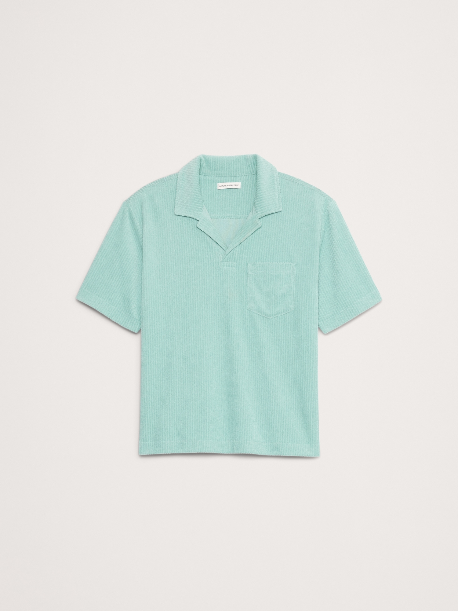 Ribbed Terry Polo