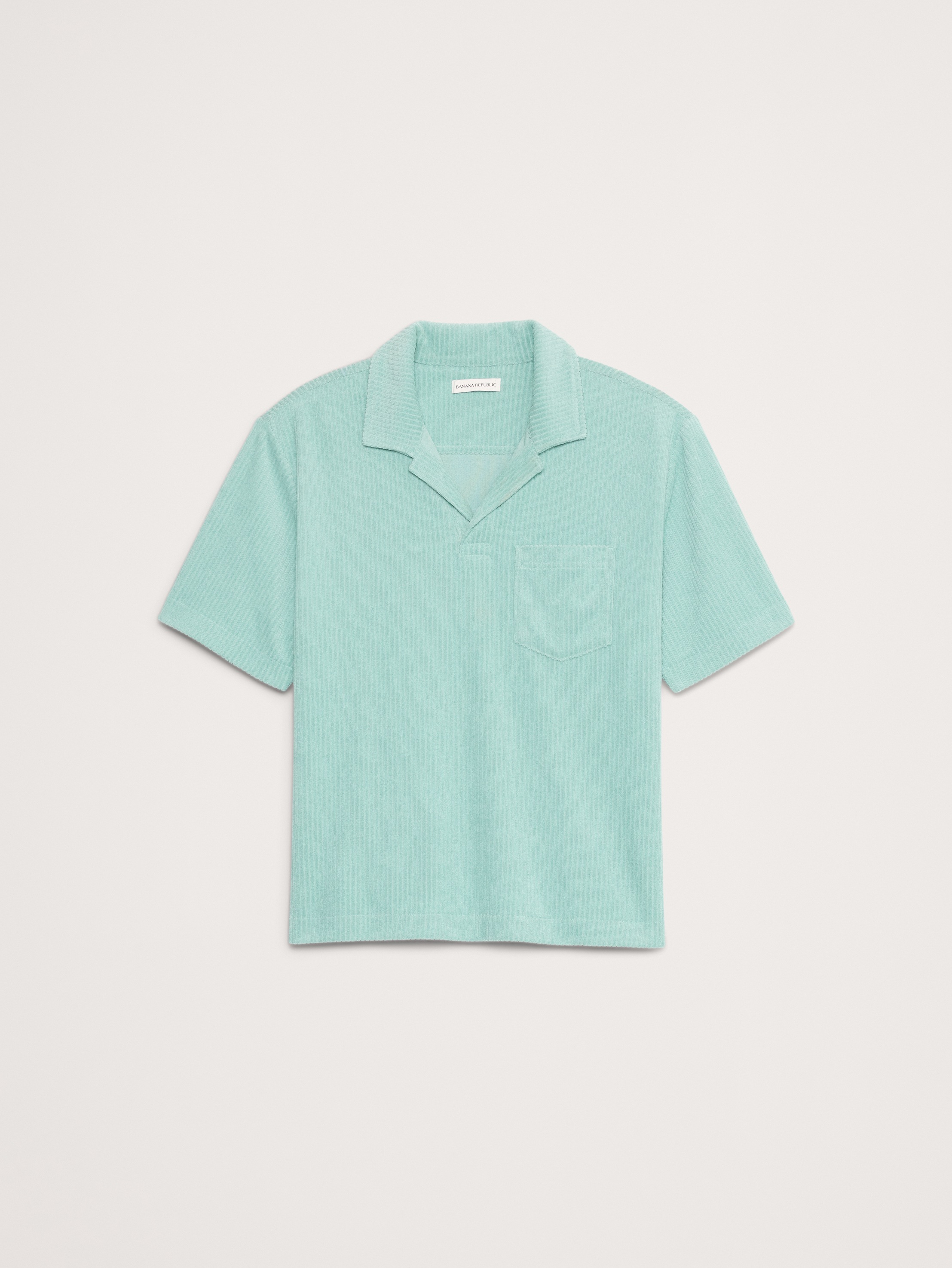 Ribbed Terry Polo | Banana Republic