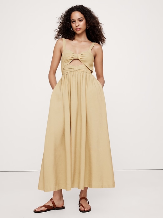 plus size tank dress maxi Vikki Vi Classic Powder Blue Maxi Tank Dress 2X