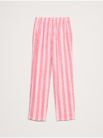 Linen Pull-On Ankle Pant
