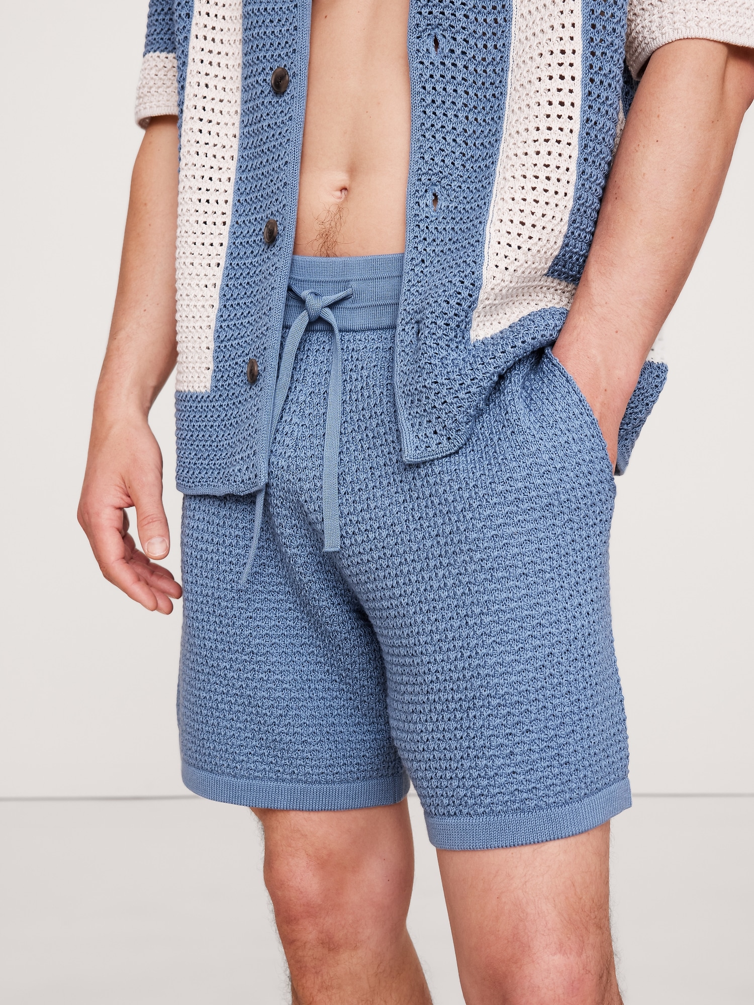 8" Crochet Cotton Pull-On Short