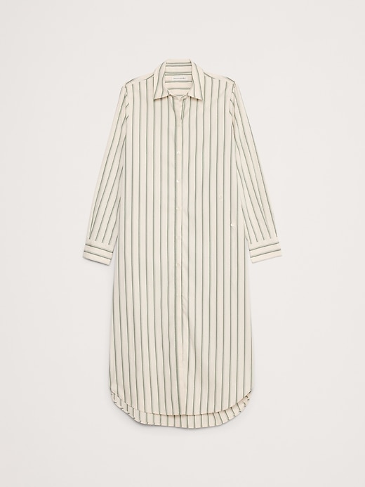 white christmas dresses Asymmetrical Shirt Dress — Dark Espresso – La Garçonne main image 1