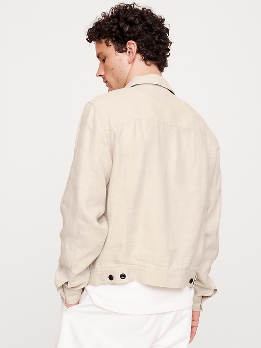 Linen-Cotton Mechanic's  Jacket