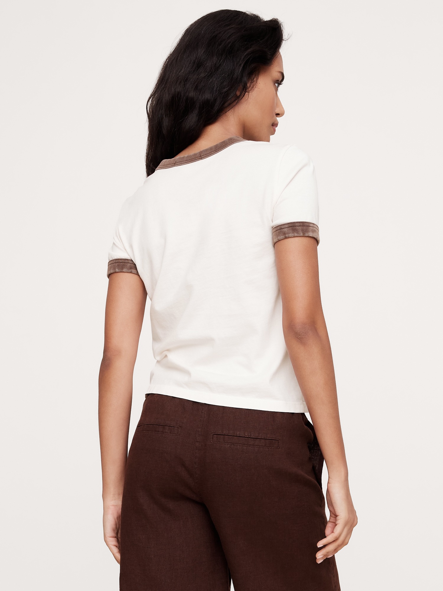 Vintage Cotton Crew-Neck T-Shirt