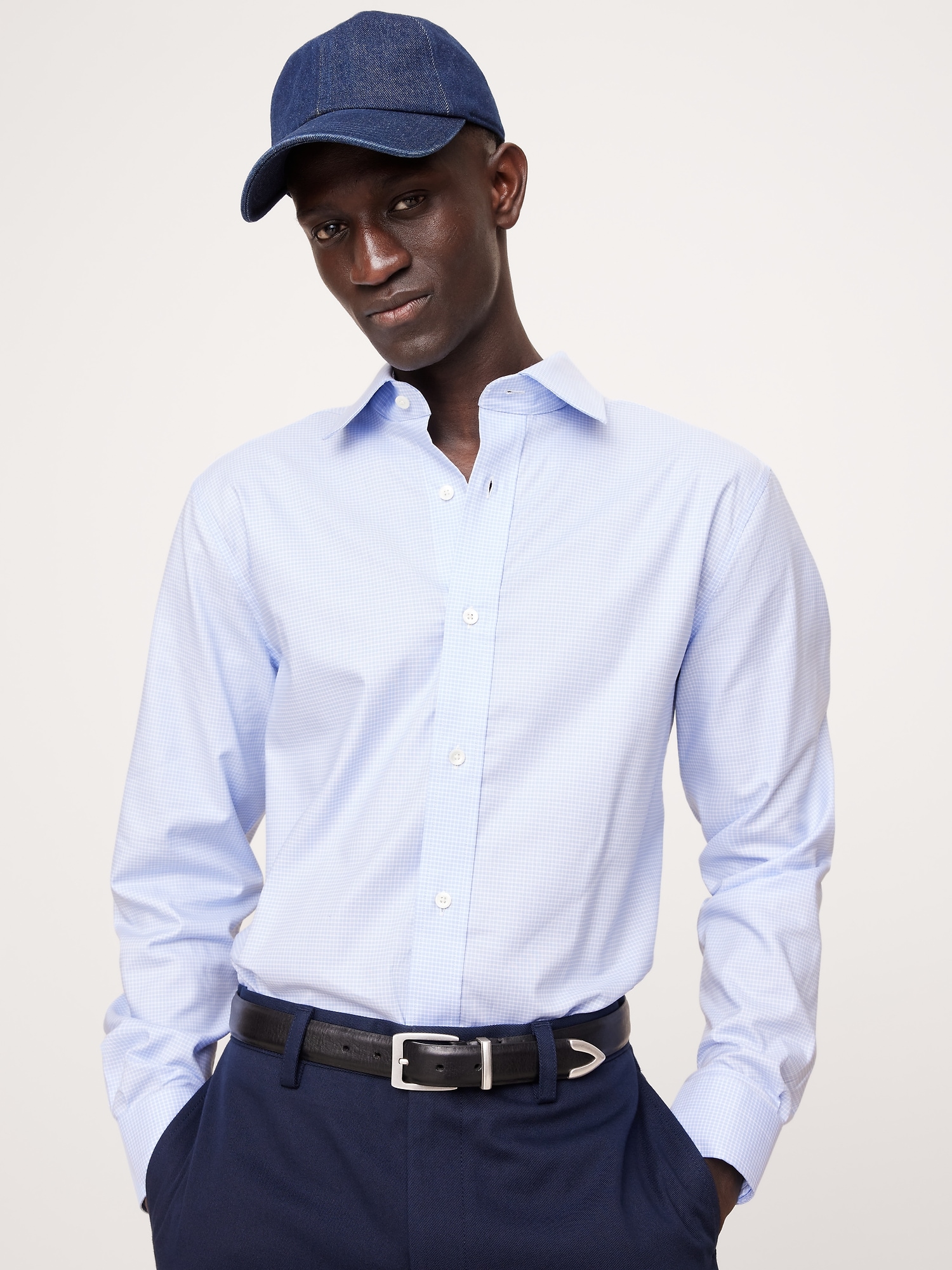 Standard-Fit Wrinkle-Resistant Dress Shirt