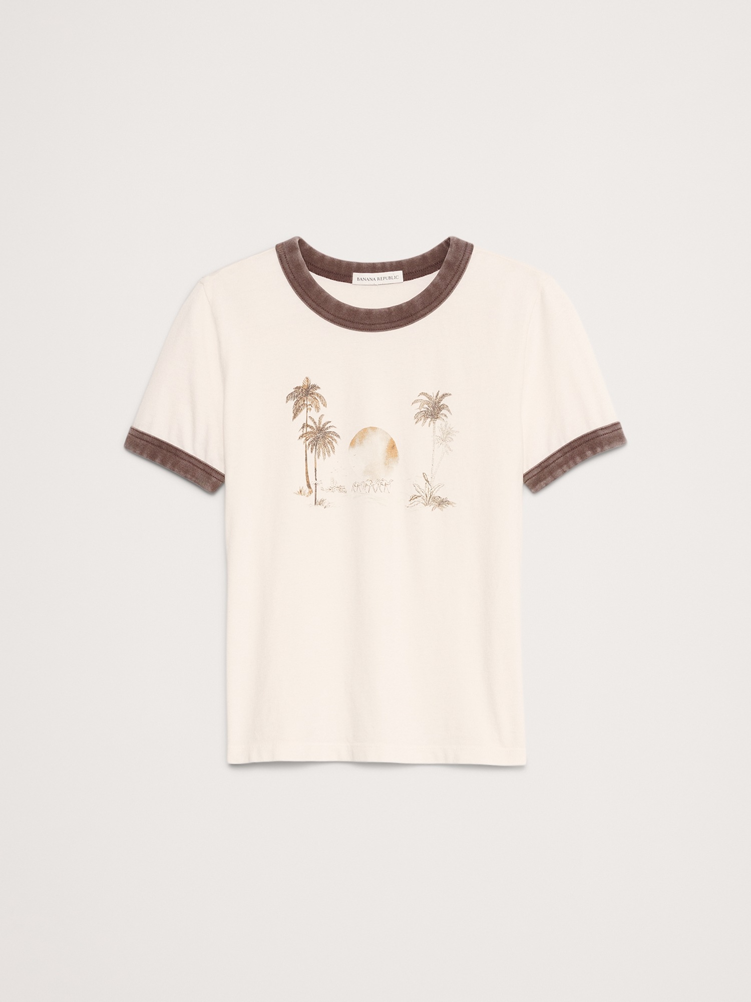Vintage Cotton Crew-Neck T-Shirt