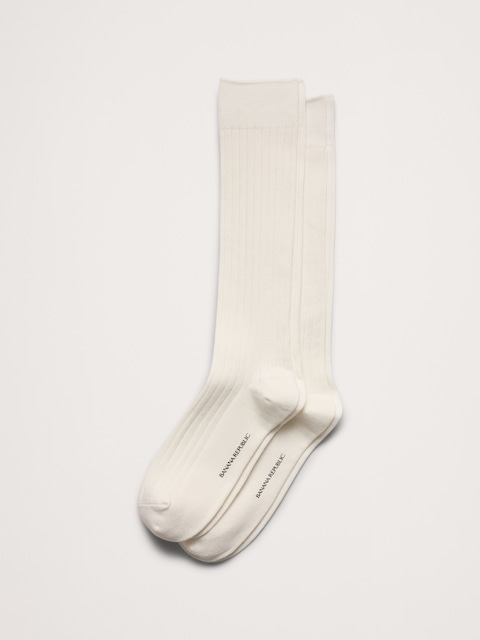 Ribbed Trouser Sock 2-Pack
