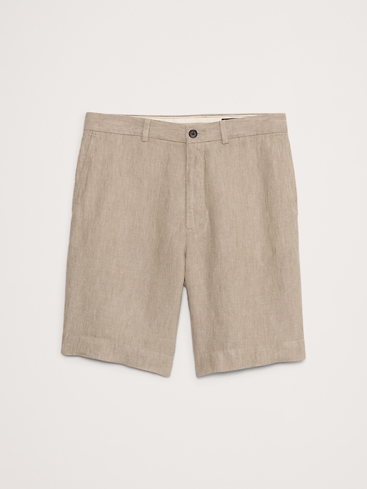 【I AM MARI】Mabanti Linen Banding Shorts NWT Ladies Matty M Sunset Stretch Linen Blend High Waisted
