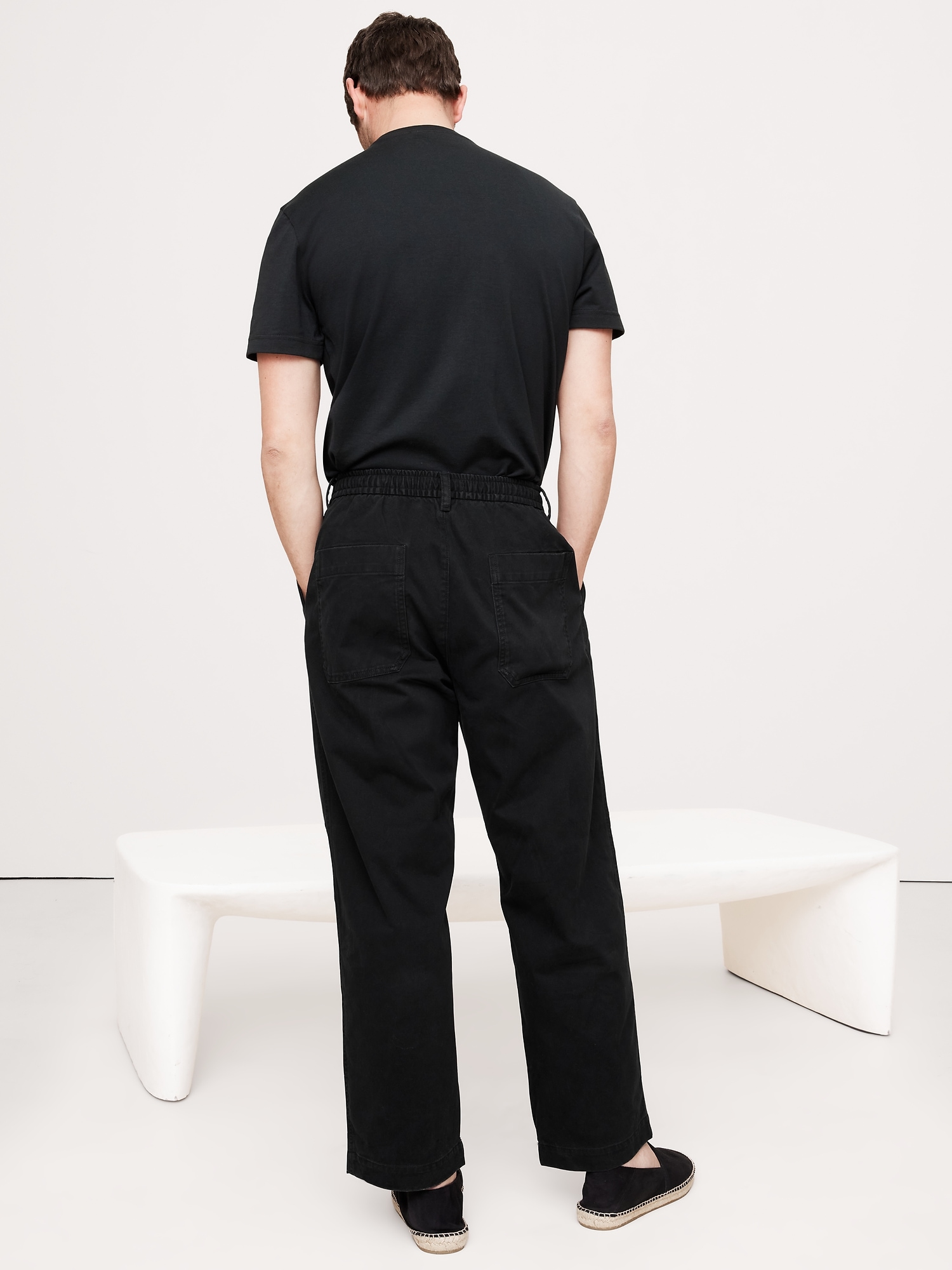 Loose Lightweight Cotton Pull-On Pant