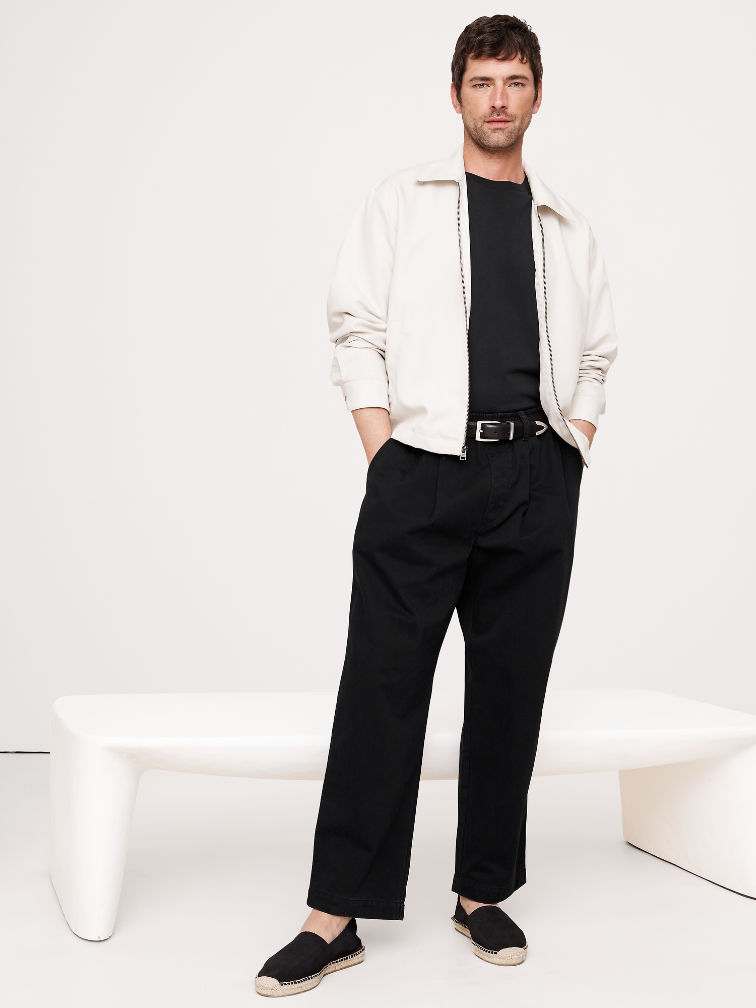 Loose Lightweight Cotton Pull-On Pant