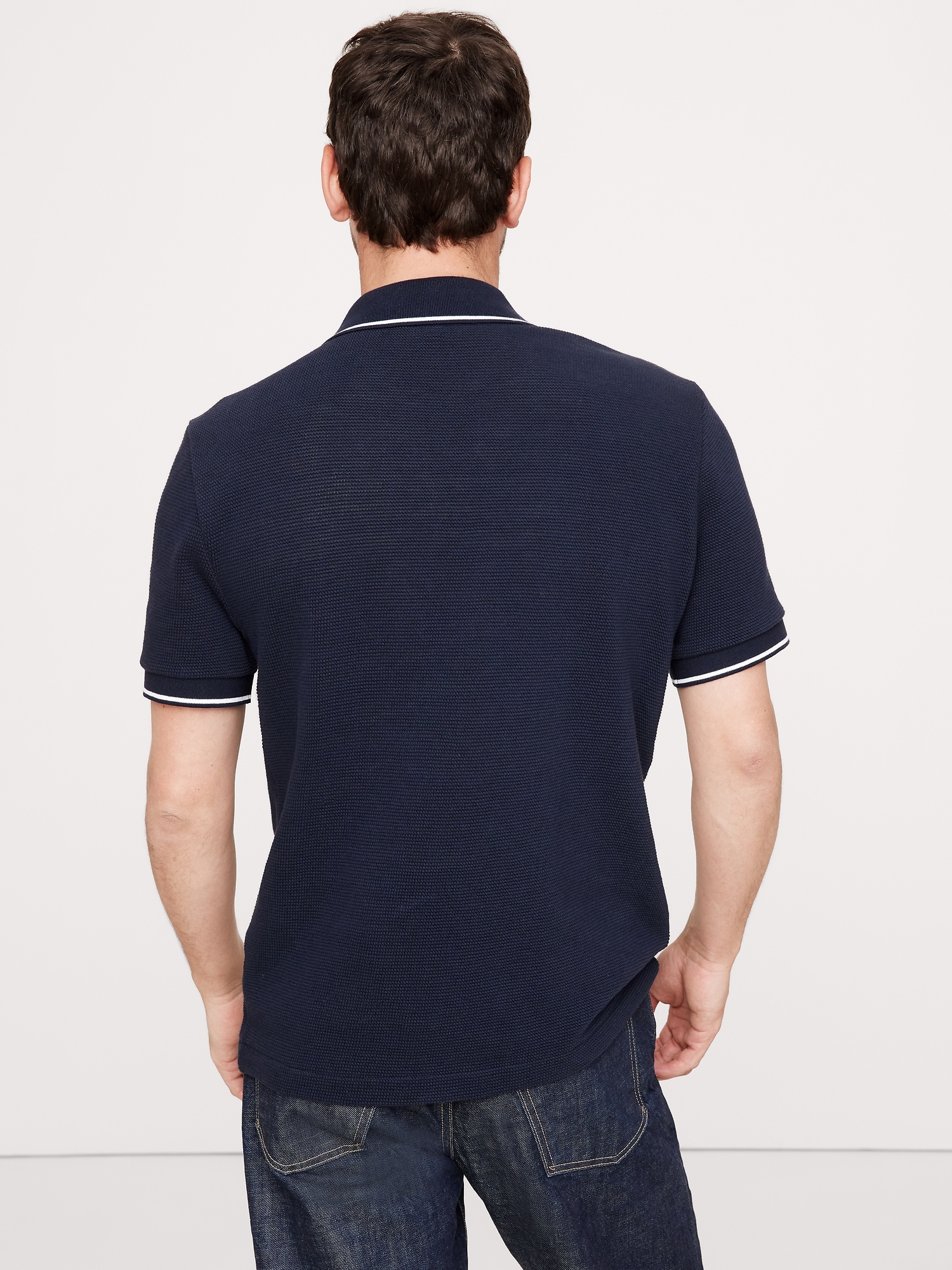 Cotton Mesh Polo
