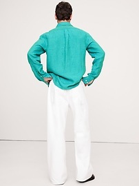 Slim Castello Linen Shirt