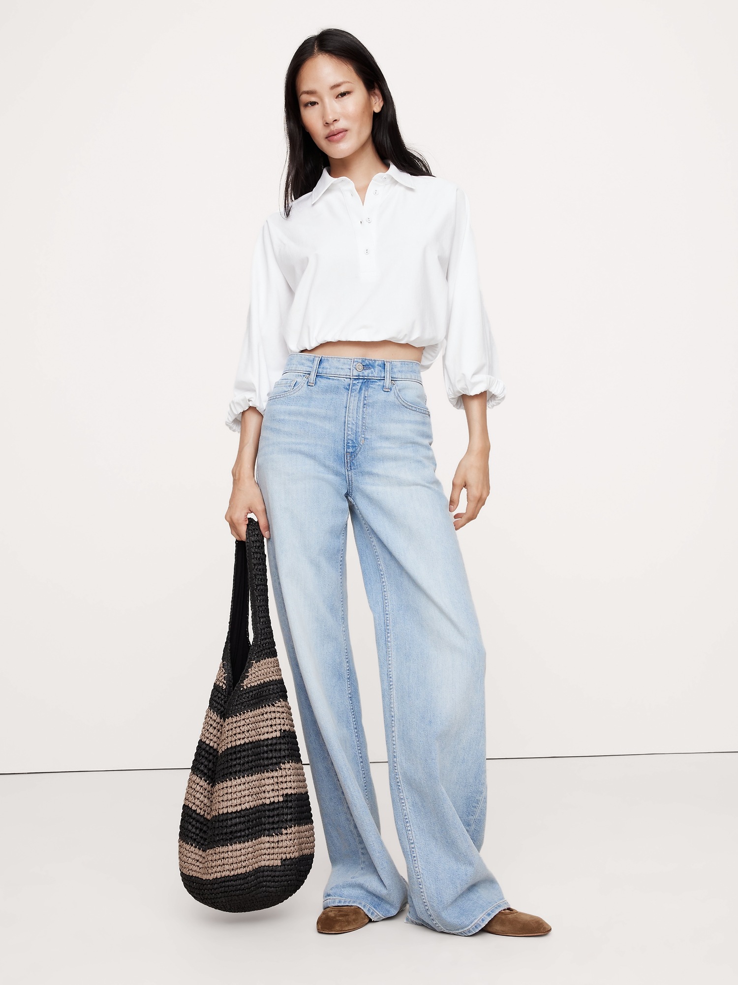 Cotton Cropped Polo