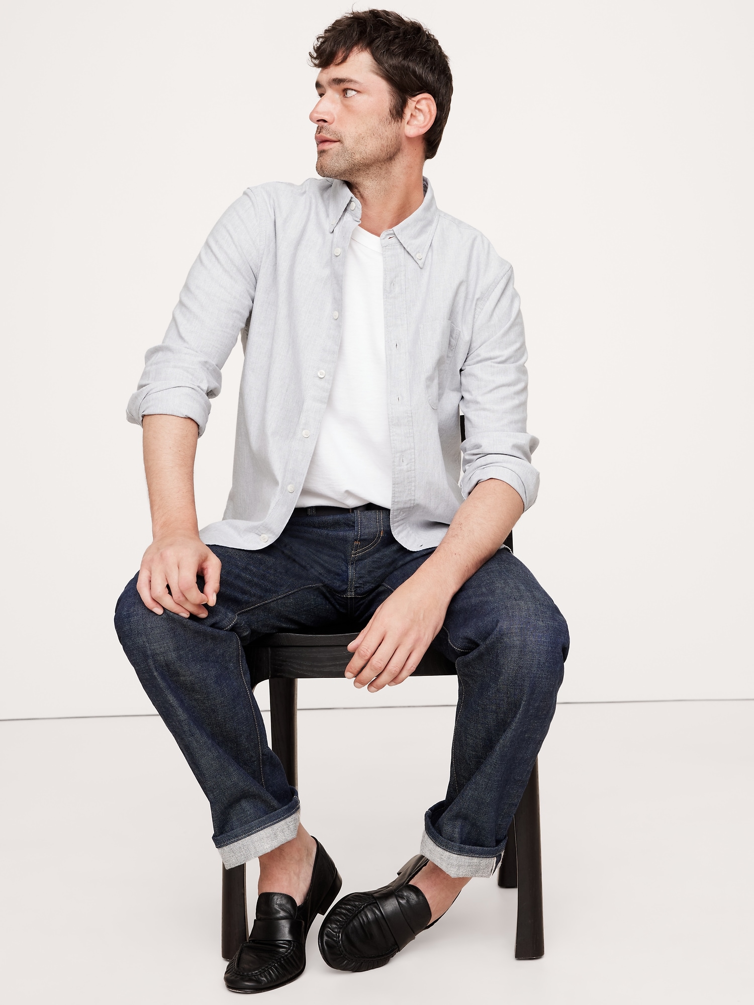 Standard-Fit Oxford Shirt