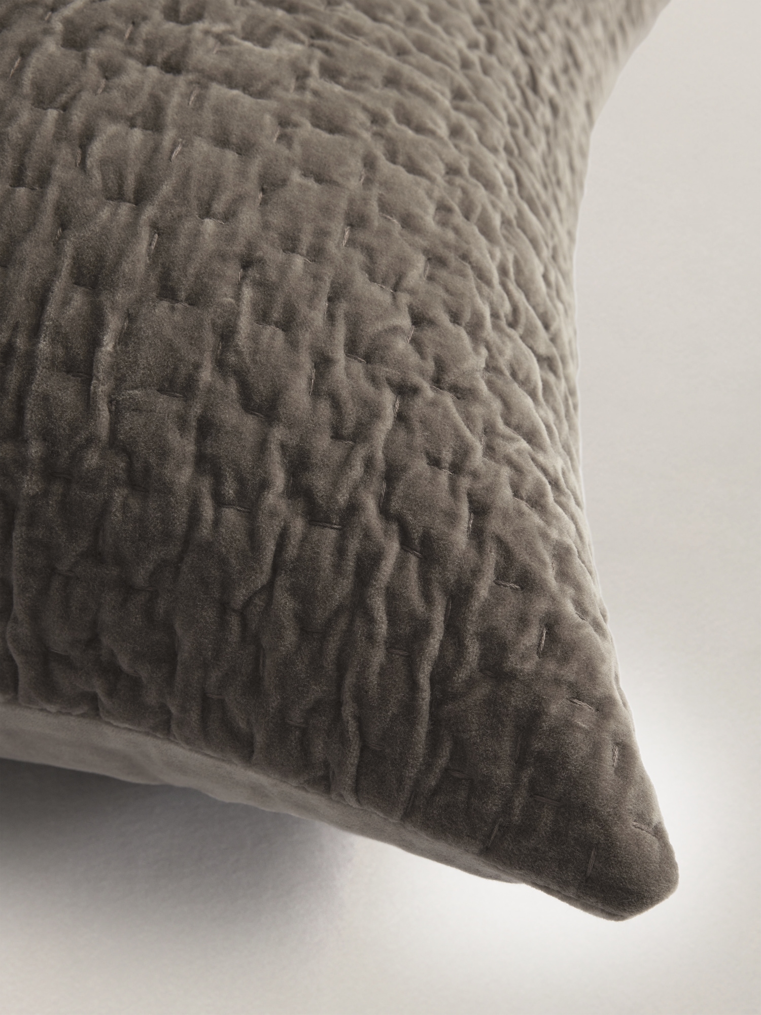 Image number 4 showing, Hand-Stitched Velvet Sham Set