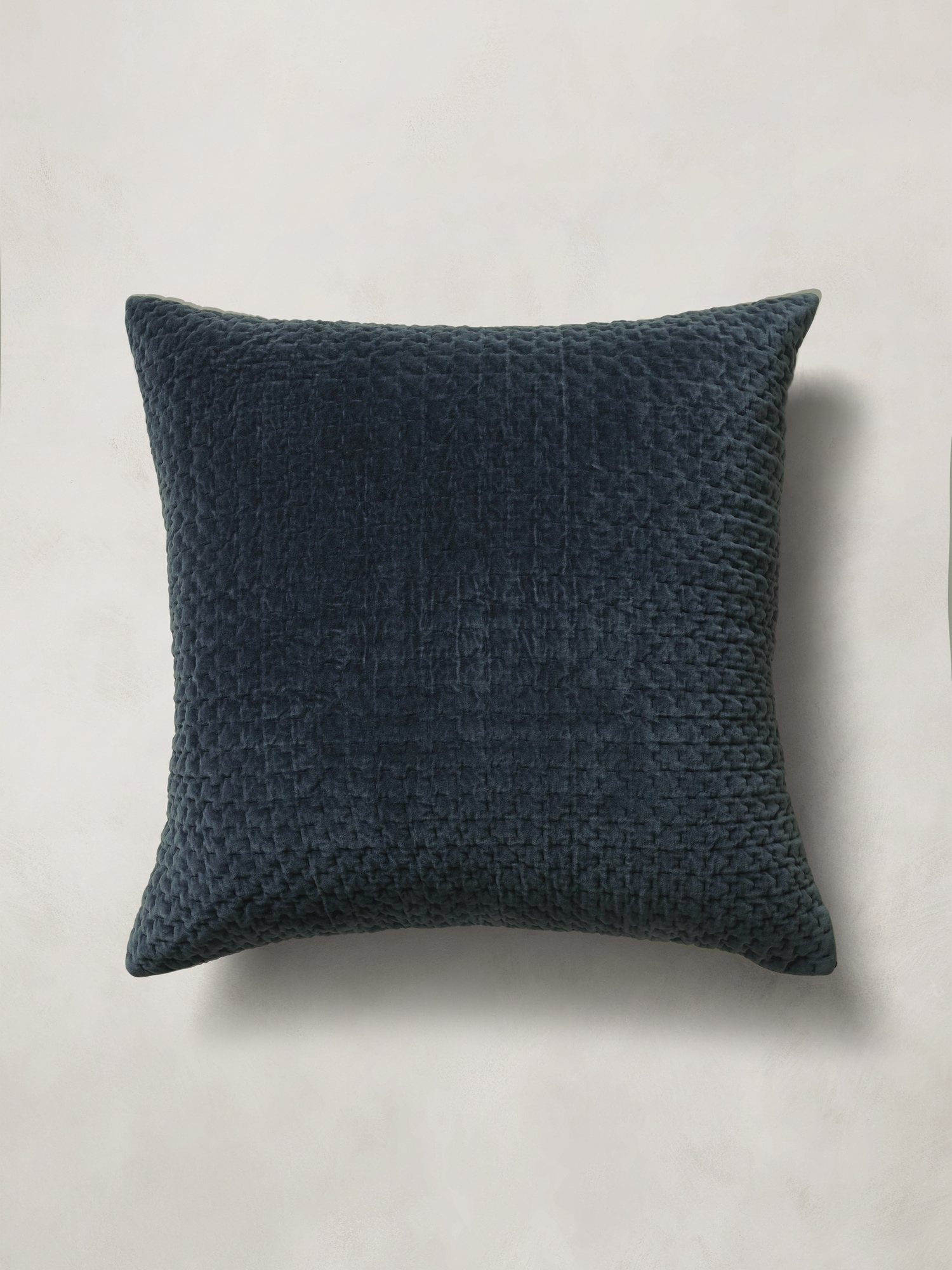 Image number 2 showing, Hand-Stitched Velvet Sham Set