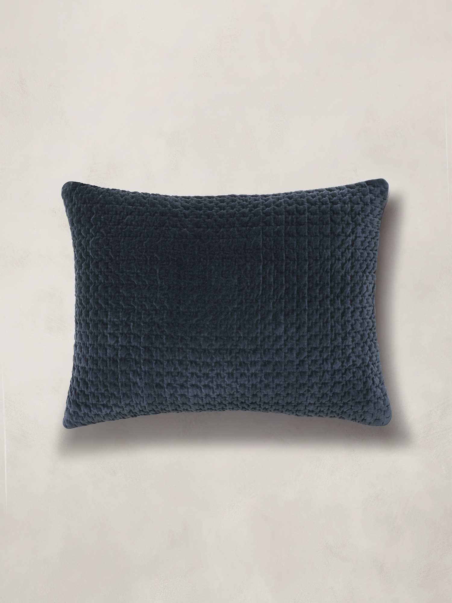 Hand-Stitched Velvet Sham Set