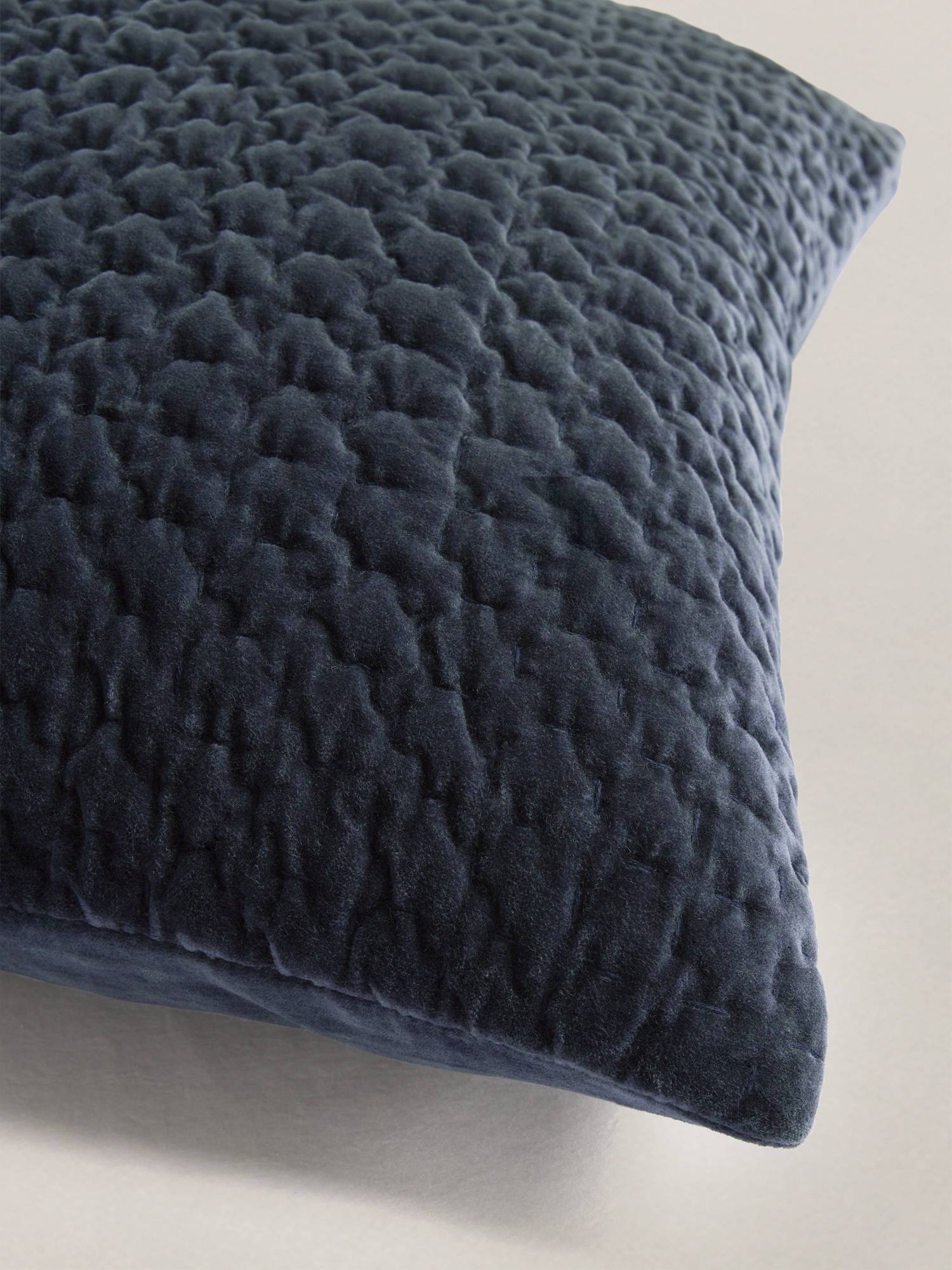 Hand-Stitched Velvet Sham Set