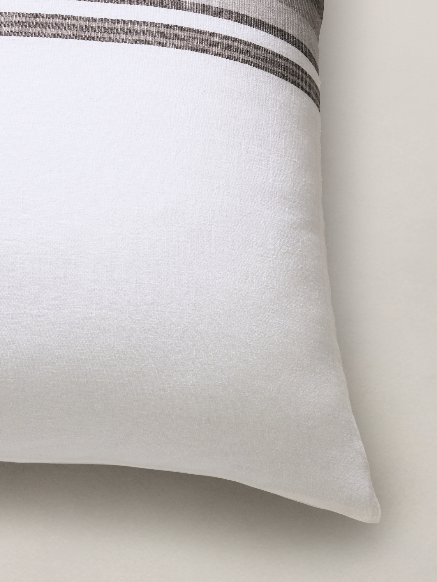 Image number 3 showing, Multi-Stripe Linen Shams