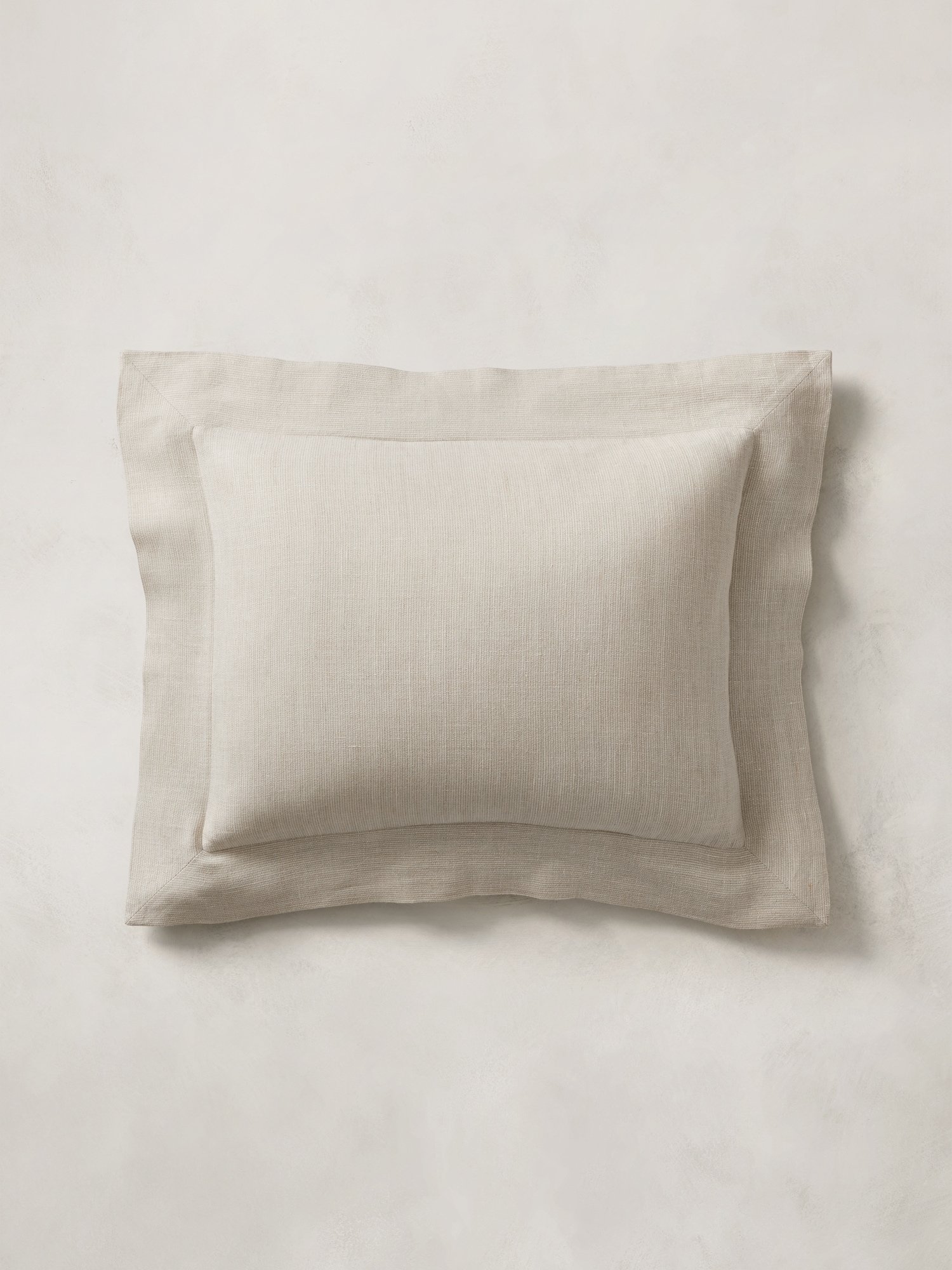 Image number 4 showing, Textured-Stripe Linen Sham Set